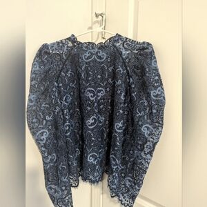 Lilly Pulitzer NWOT Lace puff sleeve blouse